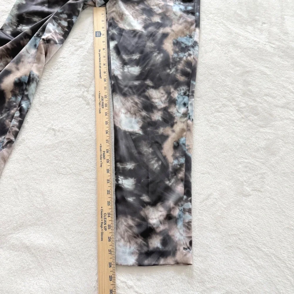 INC Slim Fit Pants Mens 32x30(28 inseam) Gray Abstract Tie Dye Stretch  Casual